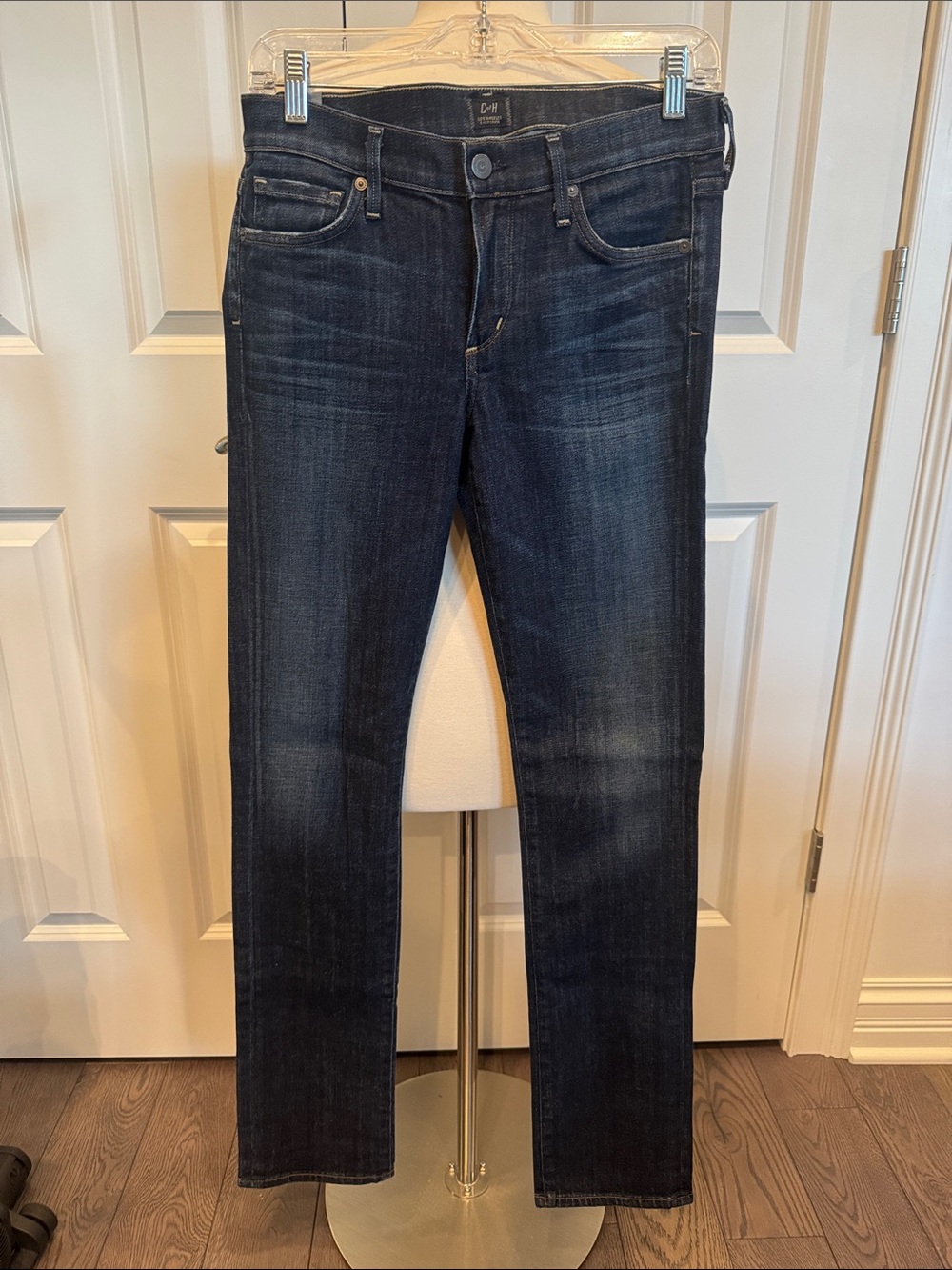 Citizens Of Humanity Dark Blue Straight Leg Jeans